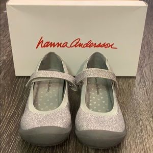 Hanna Andersson - Ania Silver Sparkle Shoes 12